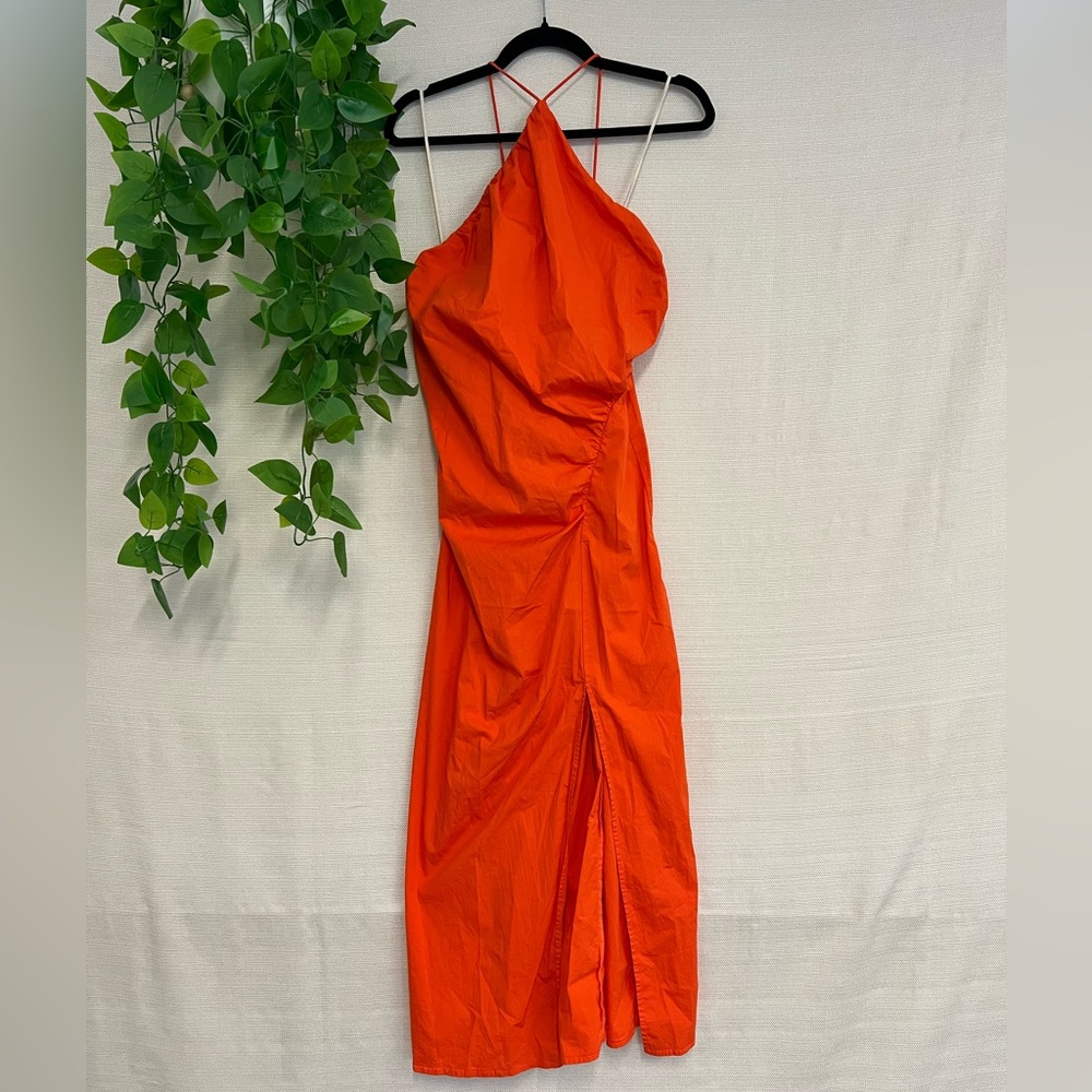 Orange Cocktail Dress